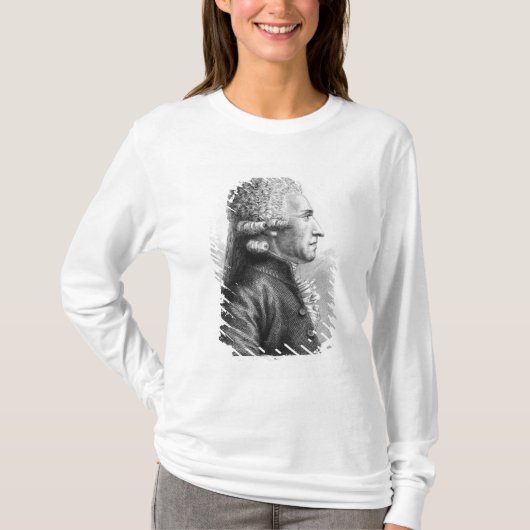 Portret van Claude Valdec de Lessart T-shirt (Voorkant)