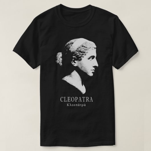 Portret van Cleopatra van Egypte T-shirt (Design voorkant)