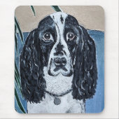 Portret van Cocker Spaniel Schilderij van Alfred F Muismat (Voorkant)