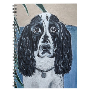 Portret van Cocker Spaniel Schilderij van Alfred F Notitieboek