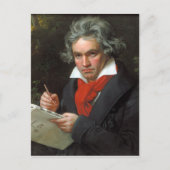  portret van componist Ludwig von Beethoven Briefkaart (Voorkant)