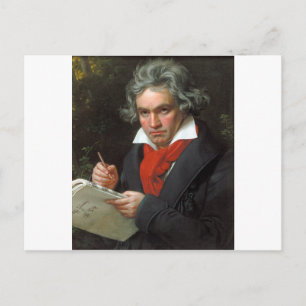 portret van componist Ludwig von Beethoven Briefkaart