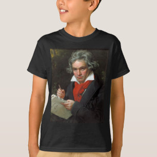 portret van componist Ludwig von Beethoven T-shirt