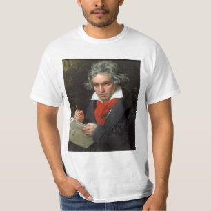  portret van componist Ludwig von Beethoven T-shirt