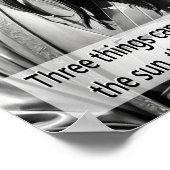 Portret van Confucius Poster (Hoek)