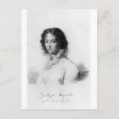 Portret van Constanze Mozart 1828 Briefkaart (Voorkant)