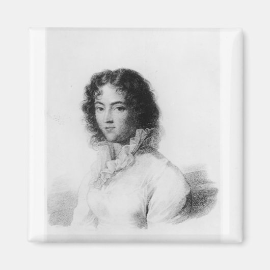 Portret van Constanze Mozart 1828 Magneet (Voorkant)