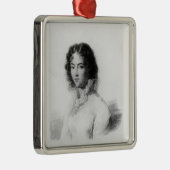 Portret van Constanze Mozart 1828 Metalen Ornament (Rechts)