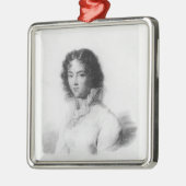 Portret van Constanze Mozart 1828 Metalen Ornament (Links)
