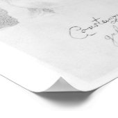 Portret van Constanze Mozart 1828 Poster (Hoek)