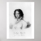Portret van Constanze Mozart 1828 Poster (Voorkant)