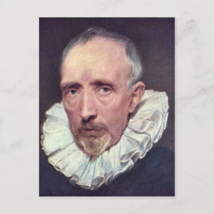 Portret van Cornelius van der Geest door Van Dyck Briefkaart