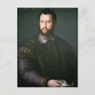 Portret van Cosimo I de'Medici, 16e eeuw Briefkaart
