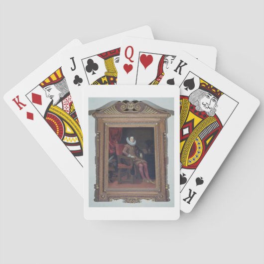 Portret van Cosimo II de'Medici (1590-1621) (aardo Speelkaarten (Achterkant)