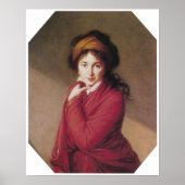 Portret van Countess Golovin, Vigee-Lebrun Poster (Voorkant)