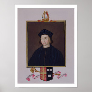 Portret van Cuthbert Tunstall (1474-1559) Bisschop Poster