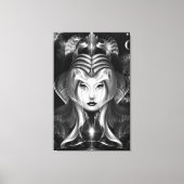 Portret van Cyiria Midnight Bright Canvas Print (Voorkant)
