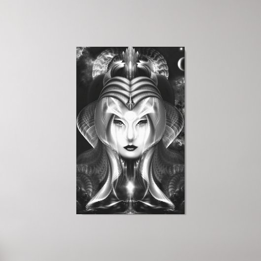 Portret van Cyiria Midnight Bright Canvas Print (Voorkant)