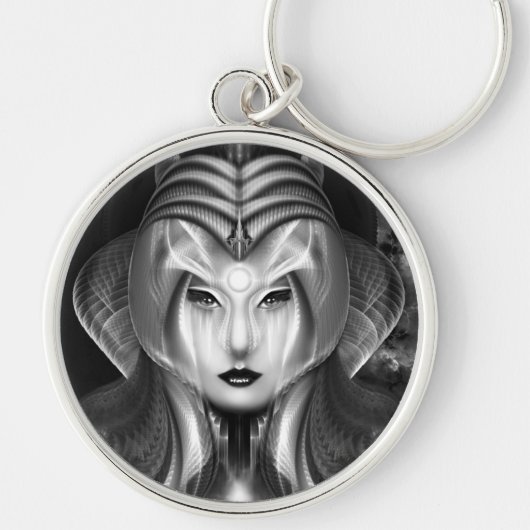 Portret van Cyiria Midnight Bright Sleutelhanger (Voorkant)