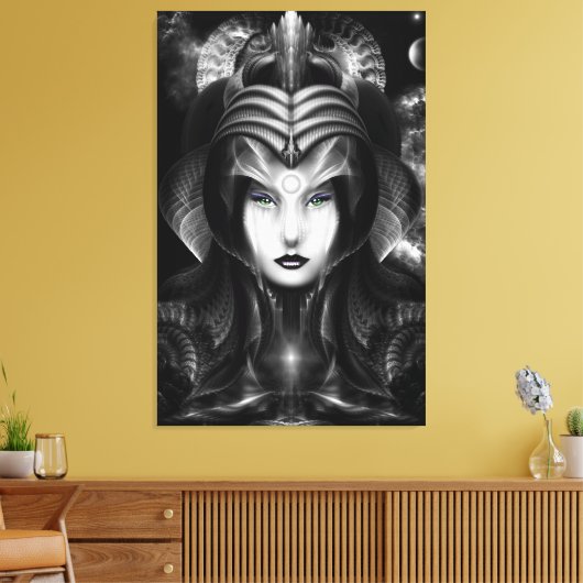 Portret van Cyiria Midnight Canvas (Insitu (Woonkamer))