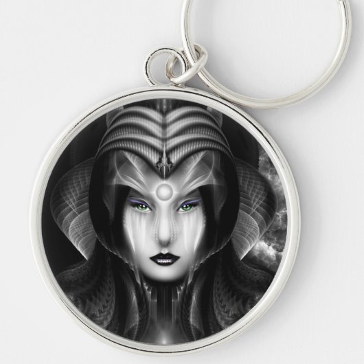 Portret van Cyiria Midnight Sleutelhanger (Voorkant)