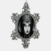 Portret van Cyiria Midnight Snowflake Ornament (Links)
