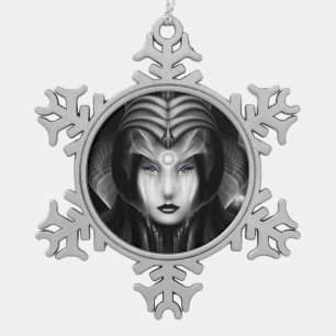 Portret van Cyiria Midnight Snowflake Ornament