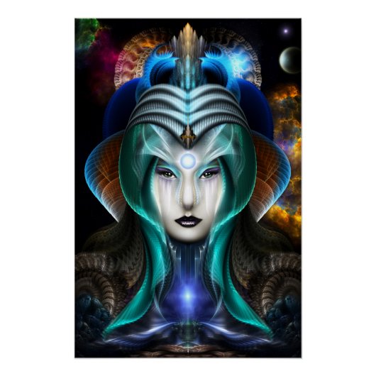 Portret van Cyria Perfect Poster (Voorkant)