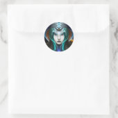 Portret van Cyrië Ronde Sticker (Tas)