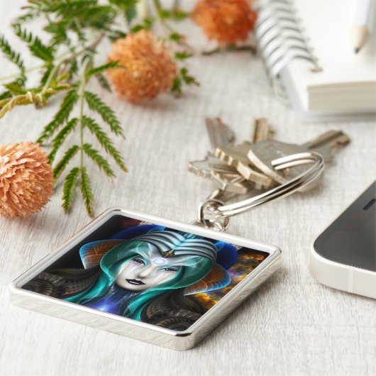 Portret van Cyrië Sleutelhanger (Zijkant)