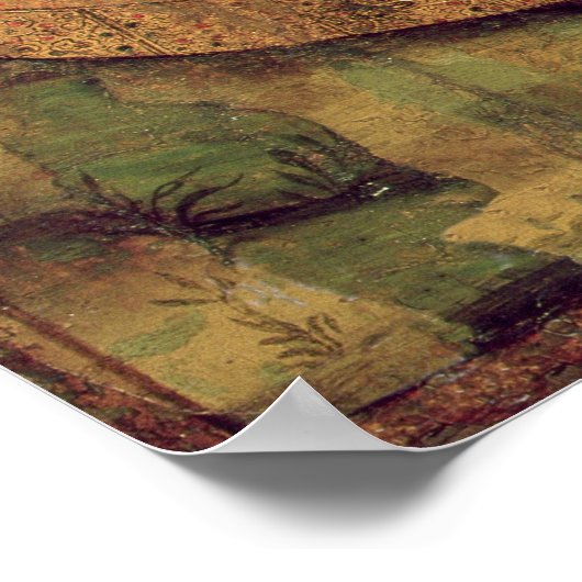 Portret van Czar Fyodor Alexeevich Poster (Hoek)