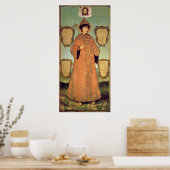 Portret van Czar Fyodor Alexeevich Poster (Keuken)