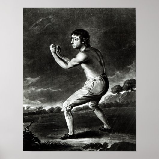 Portret van Daniel Mendoza Poster (Voorkant)