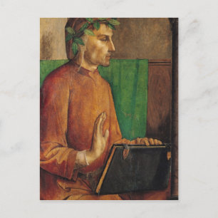 Portret van Dante Alighieri, c.1475 Briefkaart