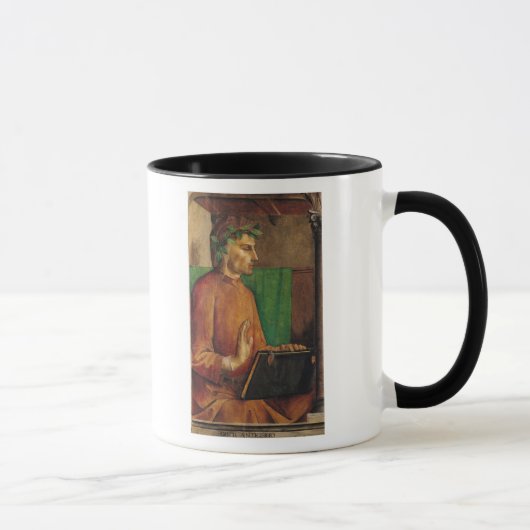 Portret van Dante Alighieri, c.1475 Mok (Rechts)