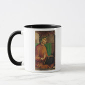 Portret van Dante Alighieri, c.1475 Mok (Links)