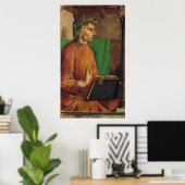 Portret van Dante Alighieri, c.1475 Poster (Thuiskantoor)