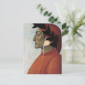 Portret van Dante Briefkaart (Staand voorkant)