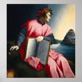 Portret van Dante - Florentijnse Fijne Kunst Poste Poster
