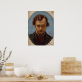 Portret van Dante Gabriel Rossetti op 22 Poster (Keuken)