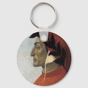 Portret van Dante Sleutelhanger