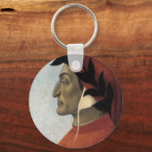 Portret van Dante Sleutelhanger (Voorkant)