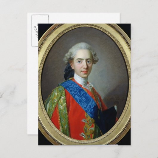 Portret van Dauphin Louis van Frankrijk Briefkaart (Voorkant / Achterkant)