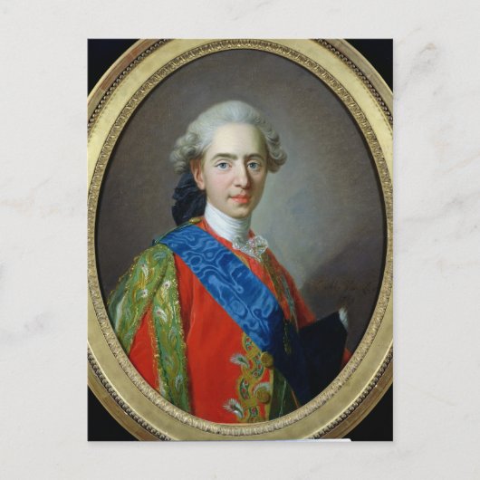 Portret van Dauphin Louis van Frankrijk Briefkaart (Voorkant)