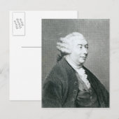 Portret van David Hume Briefkaart (Voorkant / Achterkant)