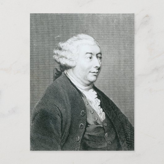 Portret van David Hume Briefkaart (Voorkant)