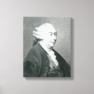 Portret van David Hume Canvas Afdruk