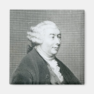 Portret van David Hume Magneet