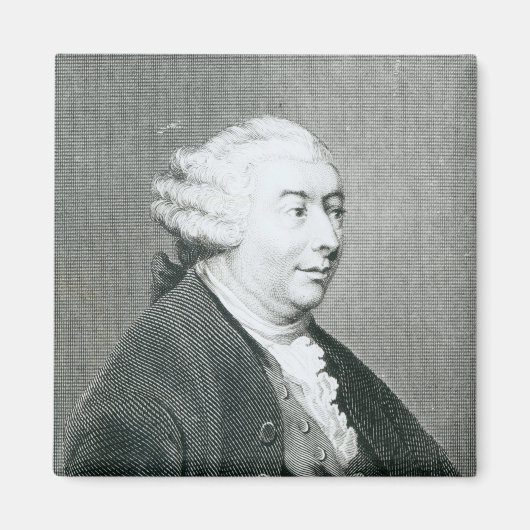 Portret van David Hume Magneet (Voorkant)