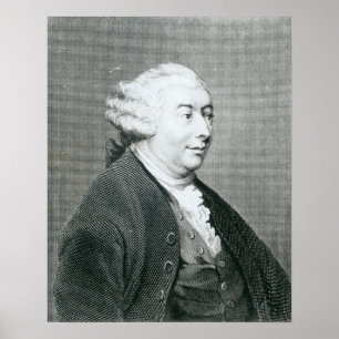 Portret van David Hume Poster